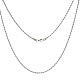 304 Stainless Steel Necklaces Unisex Rope Chain Necklaces US-NJEW-507L-10-1