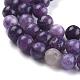 Natural Lepidolite/Purple Mica Stone Beads Strands US-G-K415-6mm-4