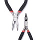 Carbon Steel Bent Nose Jewelry Plier for Jewelry Making Supplies US-P021Y-4