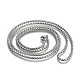 304 Stainless Steel Box Chain Necklaces US-NJEW-O110-05G-P-1