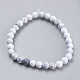 Natural Howlite Beads Strands US-TURQ-G091-6mm-2