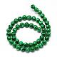 Synthetic Malachite Beads Strands US-G-T053-8mm-05-2
