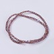 Glass Beads Strands US-GLAA-F077-3