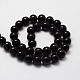 Natural Obsidian Round Beads Strands US-G-G735-19-8mm-2