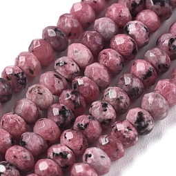 Dyed Natural Malaysia Jade Rondelle Beads Strands US-G-E316-2x4mm-38