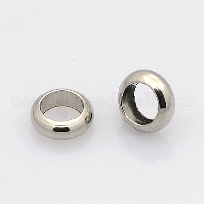 Ring 304 Stainless Steel Spacer Beads US-STAS-N020-11-6mm-1