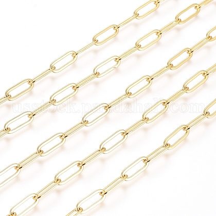 Brass Paperclip Chains US-CHC-G007-03G-1