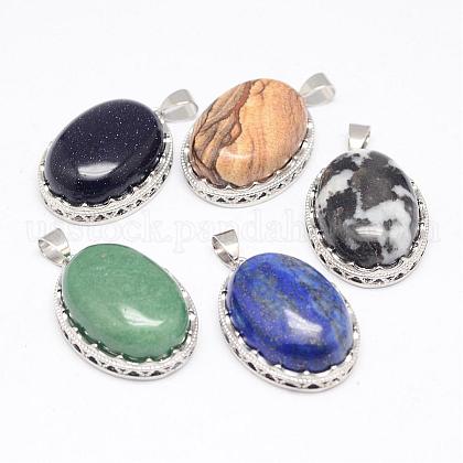 Natural & Synthetic Mixed Stone Pendants US-G-D851-M-1