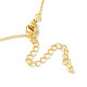 Brass Cable Chain Necklaces Making US-MAK-P011-01G-4