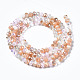 Electroplate Glass Beads Strands US-EGLA-T020-12E-4