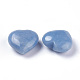 Natural Blue Aventurine Heart Love Stone US-G-O174-10-2