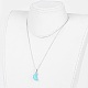 Natural & Synthetic Gemstone Pendant Necklaces US-NJEW-JN02161-4