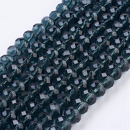 Handmade Glass Beads US-GR10MMY-56-1