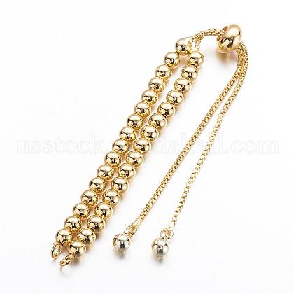 Brass Chain Bracelet Making US-KK-G291-02G-NR-1