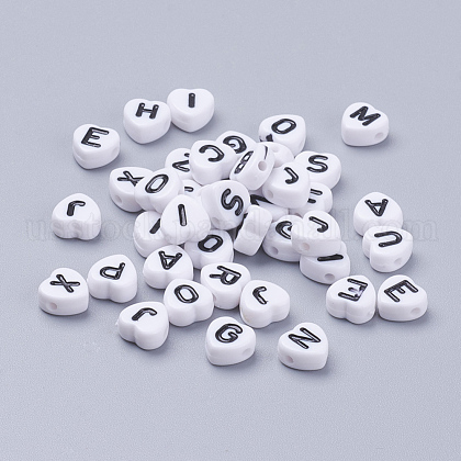Acrylic Horizontal Hole Letter Beads US-MACR-PB37C9679-2-1