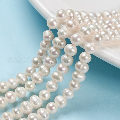 Natural Cultured Freshwater Pearl Beads US-PEAR-D034-1-1