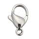 304 Stainless Steel Lobster Claw Clasps US-X-STAS-AB11-1-2