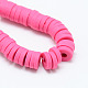 Handmade Polymer Clay Bead Strands US-CLAY-T002-4mm-24-3