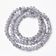 Electroplate Glass Beads Strands US-EGLA-A034-J10mm-G02-2