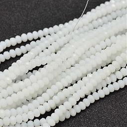 Faceted Rondelle Glass Beads Strands US-GLAA-I033-3mm-03