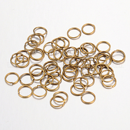 Iron Open Jump Rings US-IFIN-A018-8mm-AB-NF