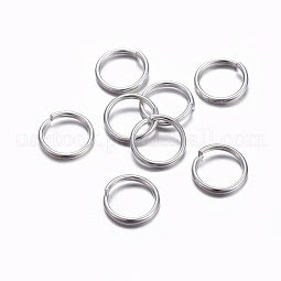 304 Stainless Steel Jump Rings US-STAS-E464-09L-S