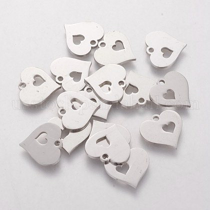 304 Stainless Steel Charms US-STAS-Q201-T070-1
