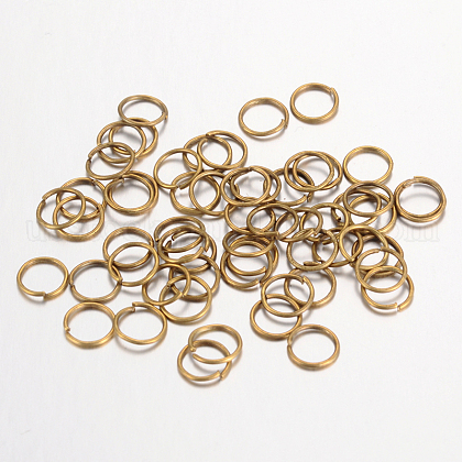 Iron Open Jump Rings US-IFIN-A018-8mm-AB-NF-1