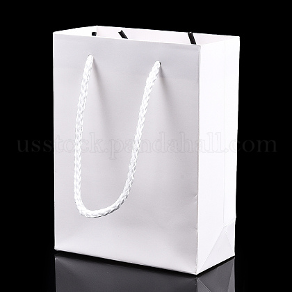 Rectangle Cardboard Paper Bags US-AJEW-E034-10-1