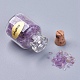 Bottles of Natural Gemstone Chip Beads US-G-S049-2-B-2