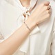 SHEGRACE Simple Fashion Rose Gold Plated Brass Link Bracelet US-JB70A-4