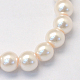 Baking Painted Pearlized Glass Pearl Round Bead Strands US-HY-Q003-6mm-41-2