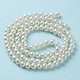 Baking Painted Pearlized Glass Pearl Round Bead Strands US-HY-Q330-8mm-02-3