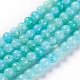 Crackle Glass Beads Strands US-CCG-L002-B-M-2