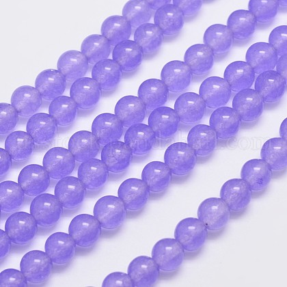 Natural & Dyed Malaysia Jade Bead Strands US-G-A146-6mm-A19-1
