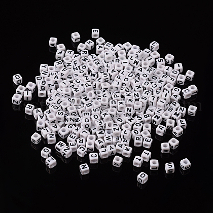 Acrylic Letter beads US-PL37C9308-1