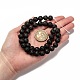 Natural Lava Rock Round Bead Strands US-G-M169-10mm-03-5