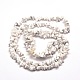 Synthetic White Howlite Chip Bead Strands US-G-M205-53-2