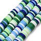 Handmade Polymer Clay Beads Strands US-CLAY-R089-6mm-106-1