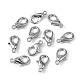 Platinum Plated Alloy Lobster Claw Clasps US-X-E102-NF-2