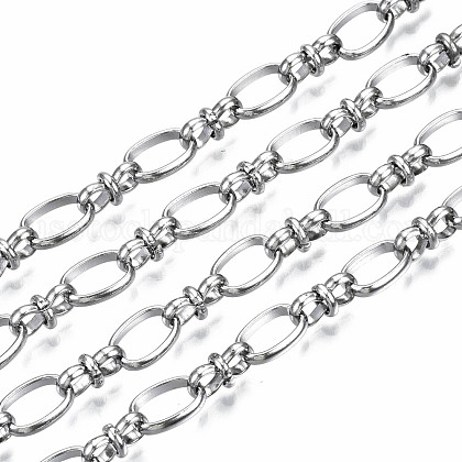 304 Stainless Steel Oval Link Chains US-CHS-S008-003P-1
