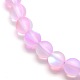 Synthetic Moonstone Beads Strands US-G-F142-8mm-09-3