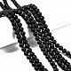 Natural Lava Rock Round Bead Strands US-X-G-M169-6mm-03-4