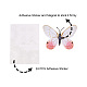 Artificial Plastic Butterfly Decorations US-DJEW-PH0002-02-3