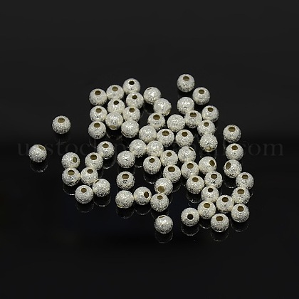Brass Textured Beads US-EC247-S-1