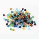 Faceted Rondelle Transparent Glass Beads US-GLAA-R152-6mm-M1-3