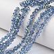 Electroplate Transparent Glass Beads Strands US-EGLA-A034-T10mm-S09-1