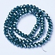 Electroplate Glass Beads Strands US-EGLA-A034-P6mm-A14-2