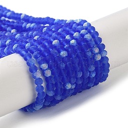 Imitation Jade Glass Beads Strands US-EGLA-A034-T2mm-MB31
