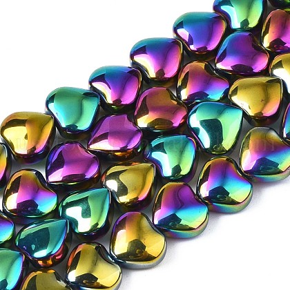 Electroplate Glass Beads Strands US-EGLA-S188-14-C02-1